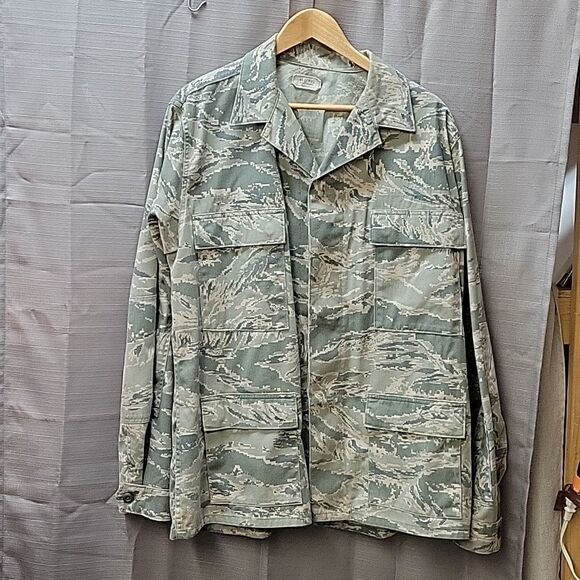 US Airforce APEC environmental  tiger stripe 46L jacket shirt - Picture 1 of 5